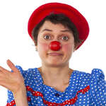 Profilbild der ROTE NASEN-Clownin Karlotte.