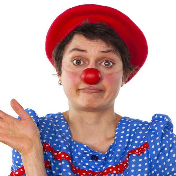 Profilbild der ROTE NASEN-Clownin Karlotte.