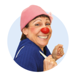 Profilbild von ROTE NASEN Clownin Mariangela alias Amalia Contarini.
