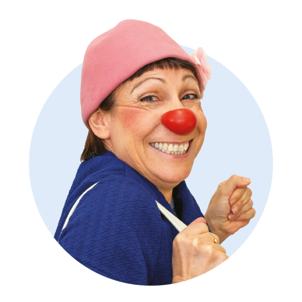 Profilbild von ROTE NASEN Clownin Mariangela alias Amalia Contarini.