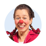 Irmi Profilbild der ROTE NASEN-Clownin Irmi.