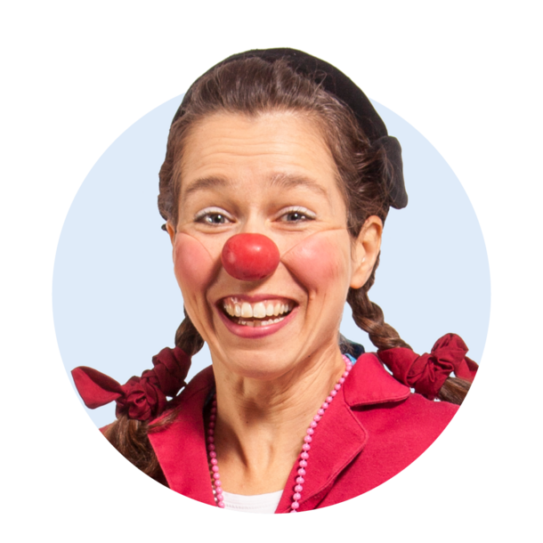 Profilbild der ROTE NASEN-Clownin Irmi.