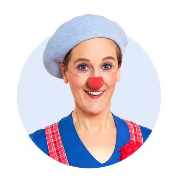 Profilbild der ROTE NASEN-Clownin Betti.