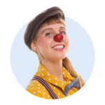 Lilo Profilbild von ROTE NASEN-Clownin Lilo.