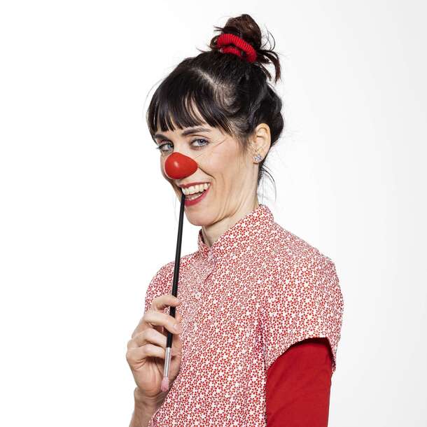 Profilbild der ROTE NASEN-Clownin Lucy.