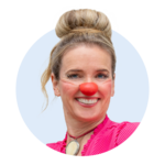 Nelly Profilbild der ROTE NASEN-Clownin Nelly.