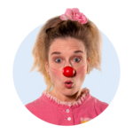 Paula Profilbild von ROTE NASEN-Clownin Paula.