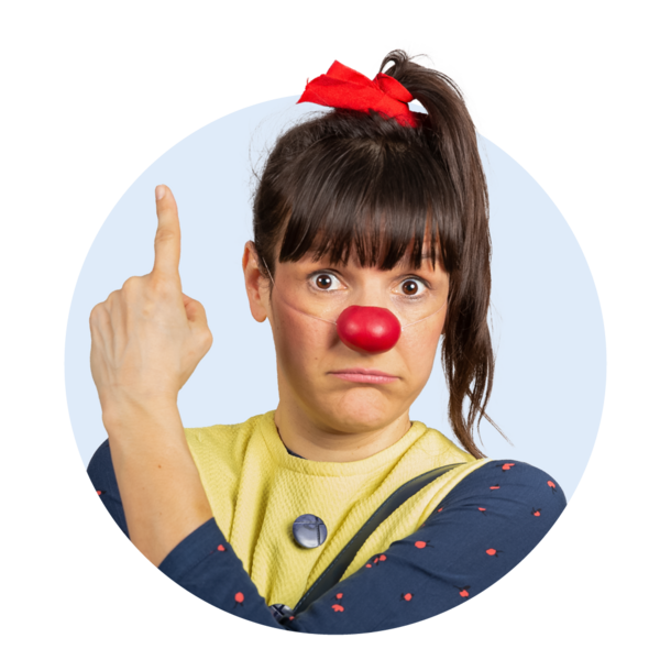 Profilbild der ROTE NASEN-Clownin Candy.