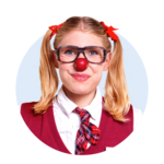 Josefine Profilbild der ROTE NASEN-Clownin Josefine.