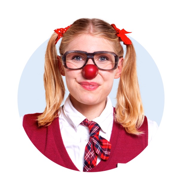 Profilbild der ROTE NASEN-Clownin Josefine.