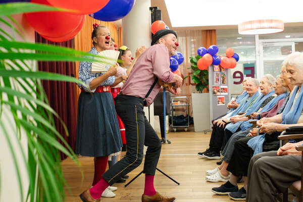 Clowns im Maimonides Zentrum Wien