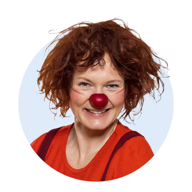 Profilbild der ROTE NASEN-Clownin Gudrun.