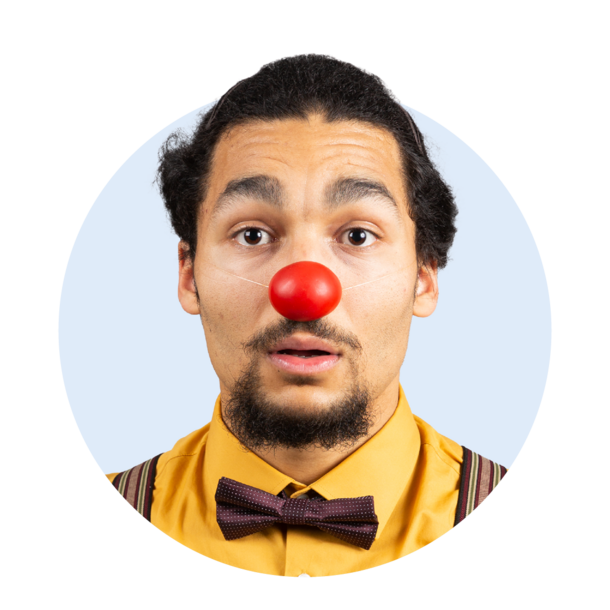 Profilbild von ROTE NASEN-Clown Ferdinand.