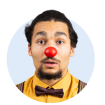 Ferdinand Profilbild von ROTE NASEN-Clown Ferdinand.