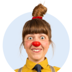 Profilbild der ROTE NASEN-Clownin Toni.