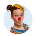 Graziella Profilbild der ROTE NASEN-Clownin Graziella.