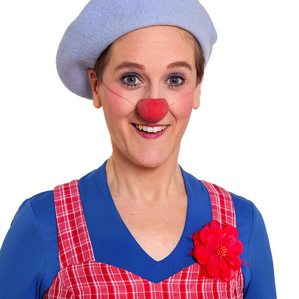 Profilbild der ROTE NASEN-Clownin Betti.