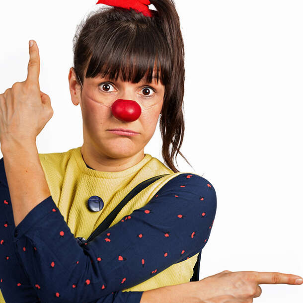 Profilbild der ROTE NASEN-Clownin Candy.
