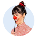 Profilbild der ROTE NASEN-Clownin Lucy.