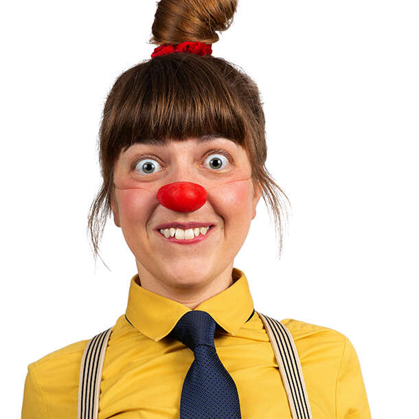 Profilbild der ROTE NASEN-Clownin Toni.