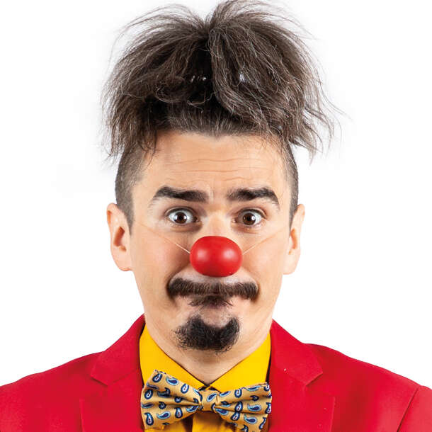 Profilbild des ROTE NASEN-Clown Henry.