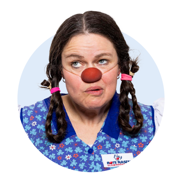 ROTE NASEN-Clownin Berta.