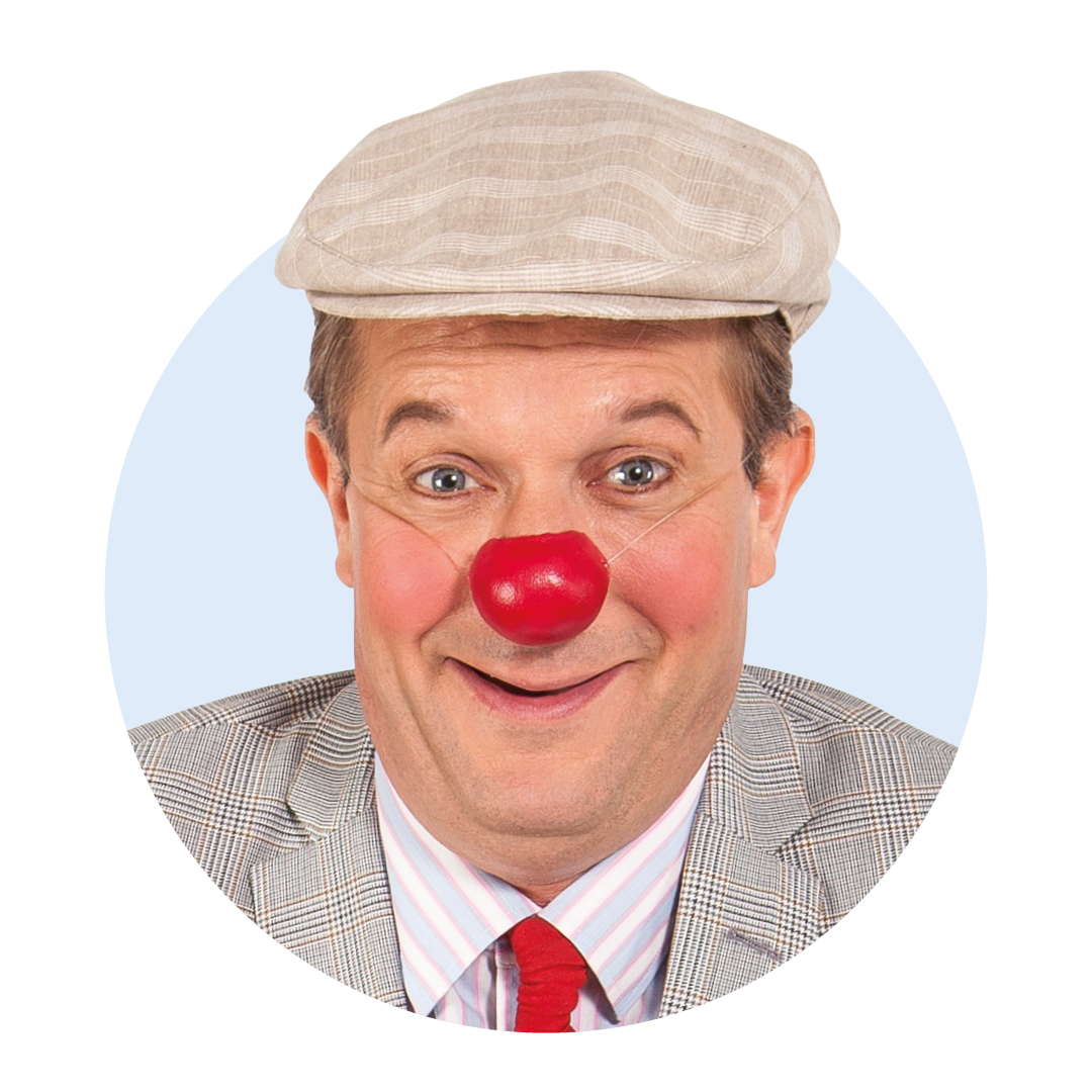 Profilbild des ROTE NASEN-Clown Guido.